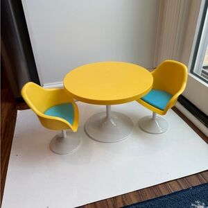 American Girl Julie Table and Chairs retired